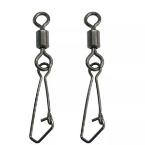 Hooked snap + swivel 10 kom