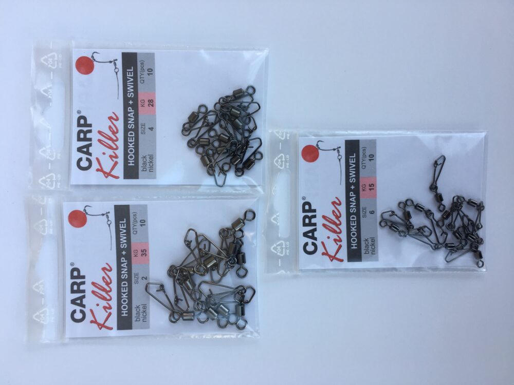 Hooked snap + swivel 10 kom - Slika 2